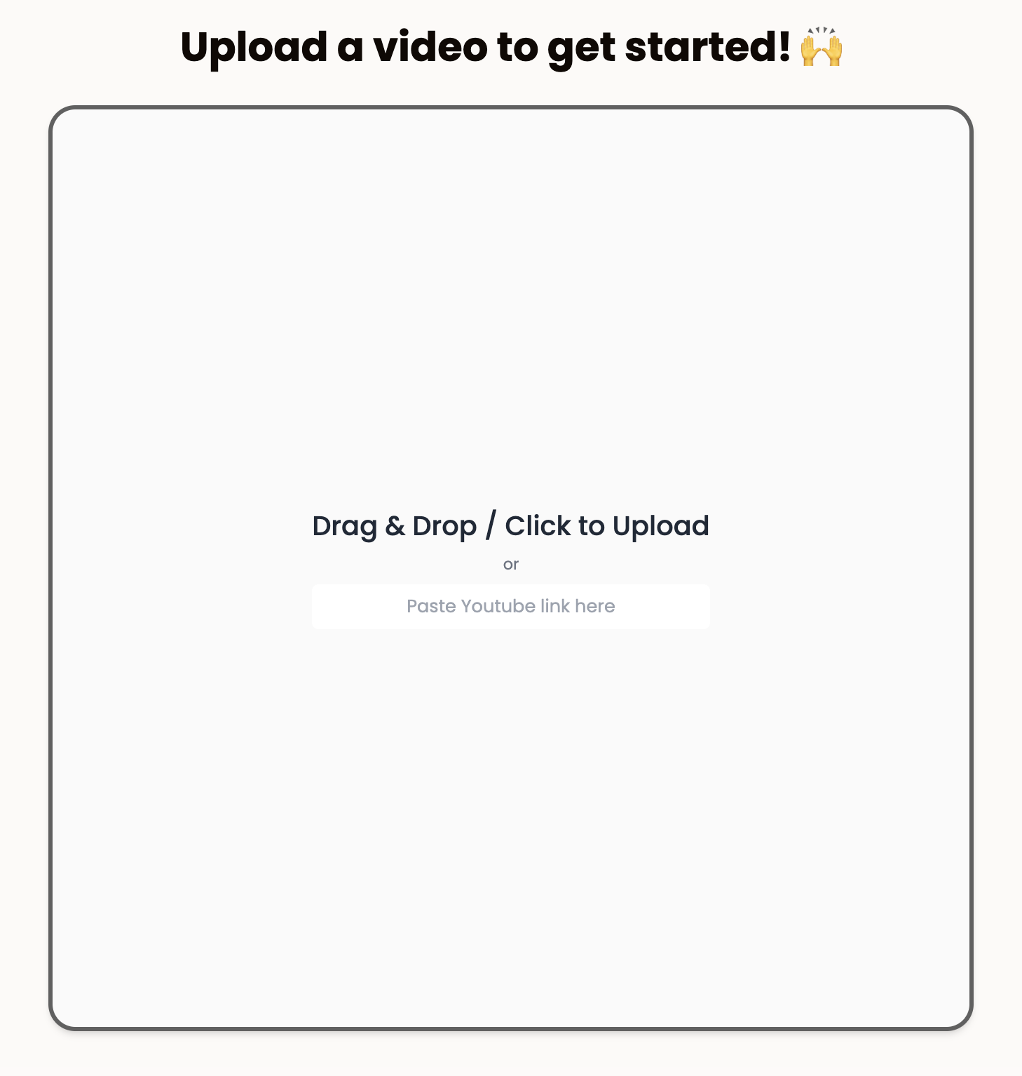 Upload Screen Latte